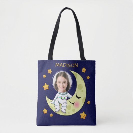 UW PHOTO aangepaste Astronautassen Tote Bag (Voorkant)
