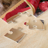 UW PHOTO aangepaste kerstpuzzel Legpuzzel (Zijkant)