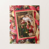 UW PHOTO aangepaste kerstpuzzel Legpuzzel (Verticaal)