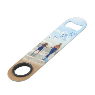 Uw Photo Bar Key Gift met aangepaste tekst Speed Flessenopener
