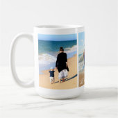 Uw Photo Collage Coffee Mok met aangepaste tekst (Links)