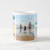 Uw Photo Collage Mok Gift met aangepaste Tekstnaam (Voorkant)