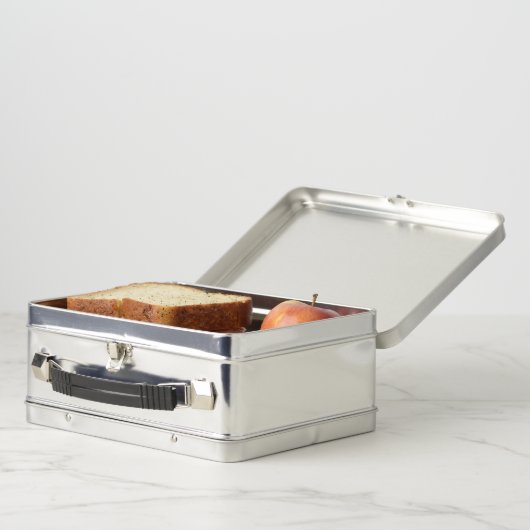 Uw Photo Metal Lunch Box met aangepaste tekstnaam (Binnen)