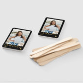 Uw Photo Monogram Name Afstuderen Class of 2023 Handwaaier (Niet-gemonteerd)