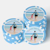 Uw Photo Poker Chips Gift met aangepaste tekst (Opstapeling)