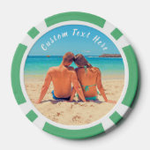 Uw Photo Poker Chips Gift met aangepaste tekstnaam (Achterkant)