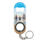 Uw Photo Sleutelhanger Bottle Opener Gift Aangepas Mini Flessenopener (Achterkant)