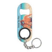 Uw Photo Sleutelhanger Bottle Opener met aangepast Mini Flessenopener (Achterkant)