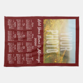 Uw Photo Tea Towel Calendar Theedoek (Horizontaal)