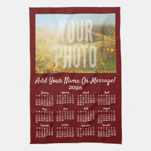Uw Photo Tea Towel Calendar Theedoek
