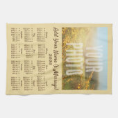 Uw Photo Tea Towel Calendar Theedoek (Horizontaal)