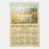 Uw Photo Tea Towel Calendar Theedoek (Verticaal)