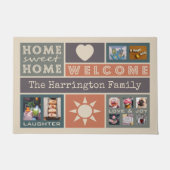 UW PHOTOS aangepaste collage sjabloon deur mat (Voorkant)