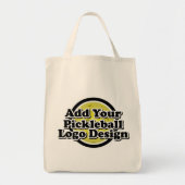 Uw Pickleball Logo Bag Tote Bag (Voorkant)