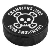 Uw pictogram Curved Text & html Hockey Puck (3/4)