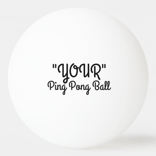 uw pingpongbal (Voorkant)