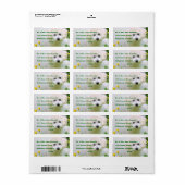 Uw plaatjes van het Adres van de Terugkeer van de  Etiket (Full Sheet)