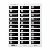 Uw plaatjes van het Adres van de Terugkeer van de Etiket (Full Sheet)
