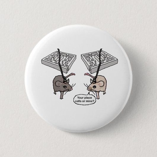 Uw plaats (cellen) of mijn? ronde button 5,7 cm (Voorkant)