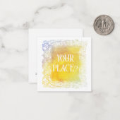 *~* UW PLAATS? Relatie AP63 Platte Nota Kaart Notitiekaartje (Voorkant / Achterkant in situ)