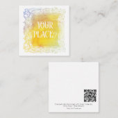 *~* UW PLAATS? Relatie AP63 Platte Nota Kaart Notitiekaartje (Voorkant / Achterkant)