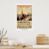 "Uw plicht" Poster (Keuken)