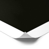 Uw Poster voor keuze (zwart) (Hoek)