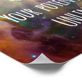 Uw potentieel is onbeperkt Universe Nebula van het Poster (Hoek)