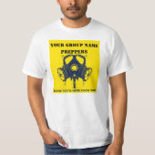 UW PREPPER GROEPEN NAAM T-SHIRT (Voorkant)