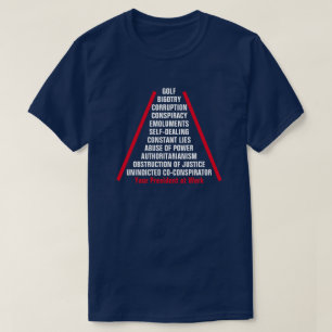Uw President aan het werk Trump Front Design T-shirt