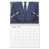 Uw President naam met foto 2025 Maandelijks Kalender (Feb 2026)