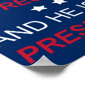 Uw President Poster (Hoek)