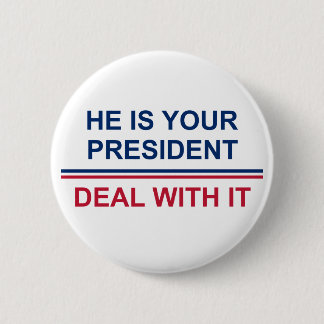 Uw President Ronde Button 5,7 Cm