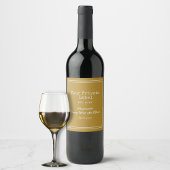 Uw Private Label Thuisgemaakte Mead Honingwijn Wijn Etiket