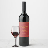 Uw privé-label zelfgemaakte harde appelcider wijn wijn etiket