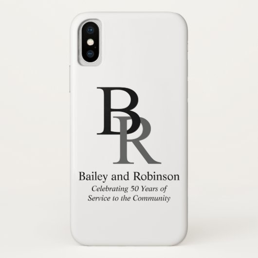 Uw professionele promotie voor uw Logo Case-Mate iPhone Case (Achterkant)