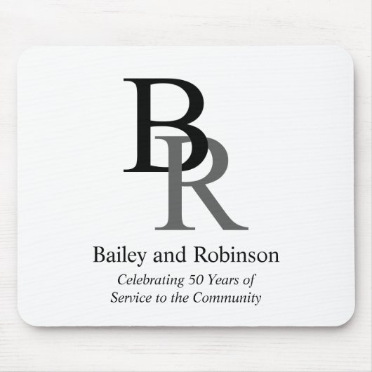 Uw professionele promotiebedrijf van de Logo Muismat (Voorkant)