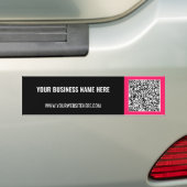 Uw promotionele bedrijfs QR-code bumperstickers (Op auto)