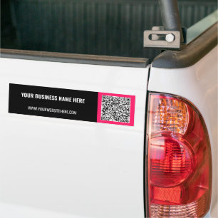 Uw promotionele bedrijfs QR-code bumperstickers