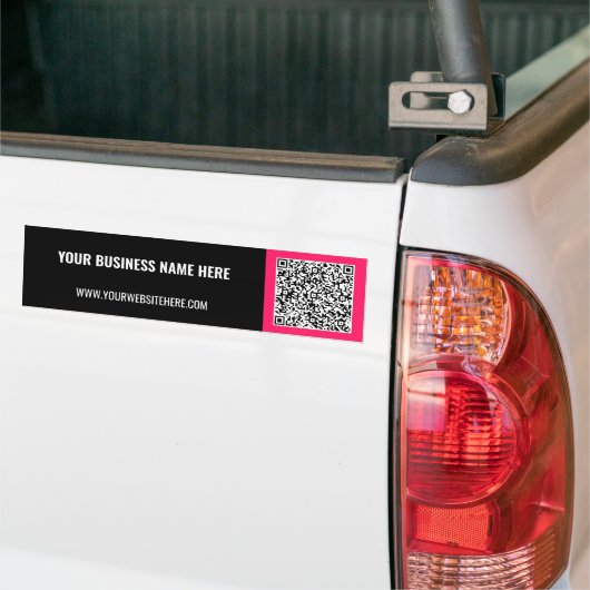 Uw promotionele bedrijfs QR-code bumperstickers (Op Truck)