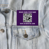 Uw promotionele bedrijfs QR-code sjabloonontwerp Button (Insitu)
