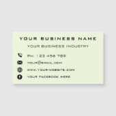 Uw promotionele magnetische Visitekaartje voorbeel (Voorkant)