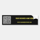 Uw Promotionele QR-code Zakelijke Bumpersticker (Voorkant)