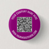 Uw QR-code Aangepaste tekst Button Kies kleur (Voorkant)