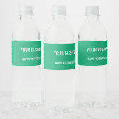 Uw QR-Code Aangepaste Tekst en Kleuren Flessenetik Waterfles Etiket (Flessen)