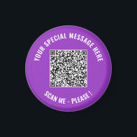Uw QR-code Aangepaste tekst- en kleurmagneet-Sjabl Magneet<br><div class="desc">Kies kleuren en lettertypen - Ontwerp uw eigen gepersonaliseerde magneten met uw speciale QR-code Scan Info en aangepaste tekst Promotionele zakelijke of persoonlijke grappige magneet Gift - Voeg uw QR-code toe - Afbeelding - Foto of Logo / en tekst - Naam of andere info / bericht - Formaat wijzigen en...</div>