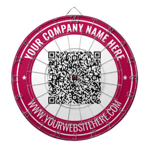 Uw QR code aangepaste tekst gepersonaliseerde dart Dartbord