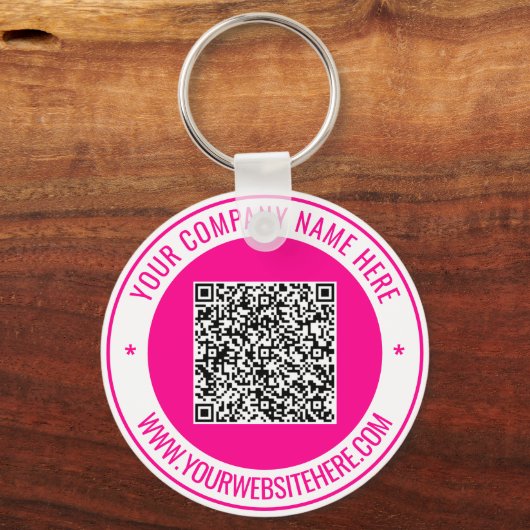 Uw QR code aangepaste tekst gepersonaliseerde Sleu Sleutelhanger (Achterkant)