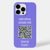 Uw QR-code Aangepaste tekst iPhone Case Kies kleur iPhone Hoesje (Achterkant)