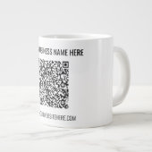 Uw QR-code Aangepaste tekst Koffie Mok Kleuren kie (Voorkant rechts)